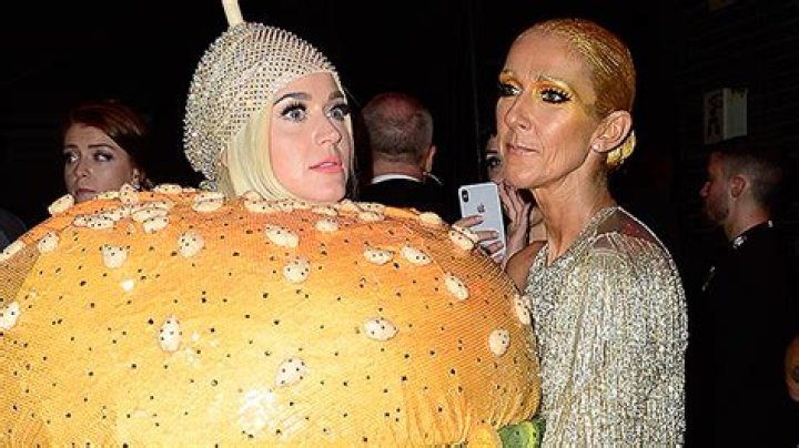 Celine Dion Humps Katy Perry In Hamburger Costume At Met Gala: Watch – Hollywood Life