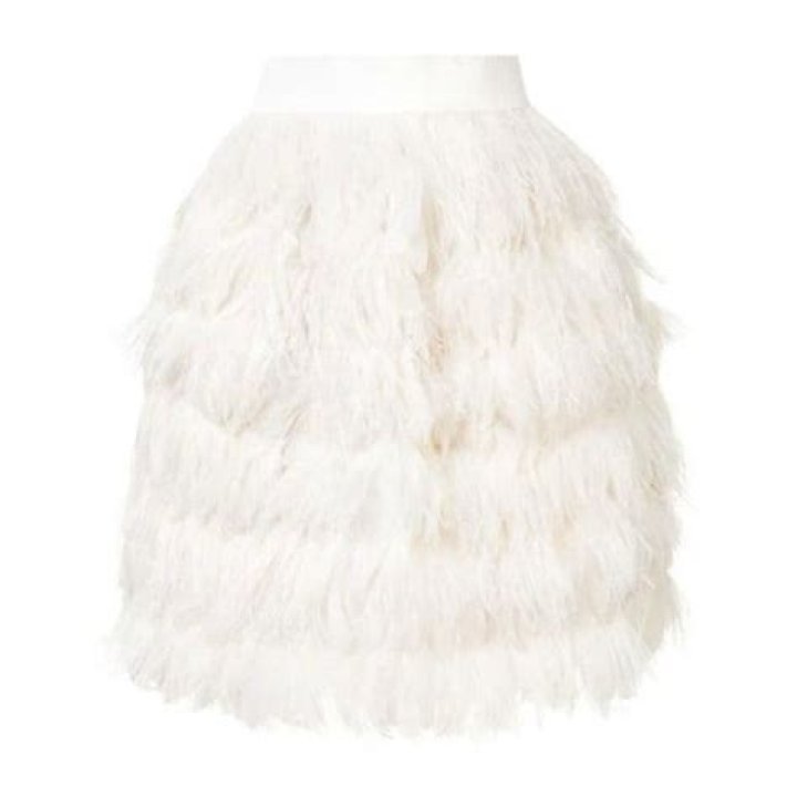 Feather Top & Skirt – Hollywood Life