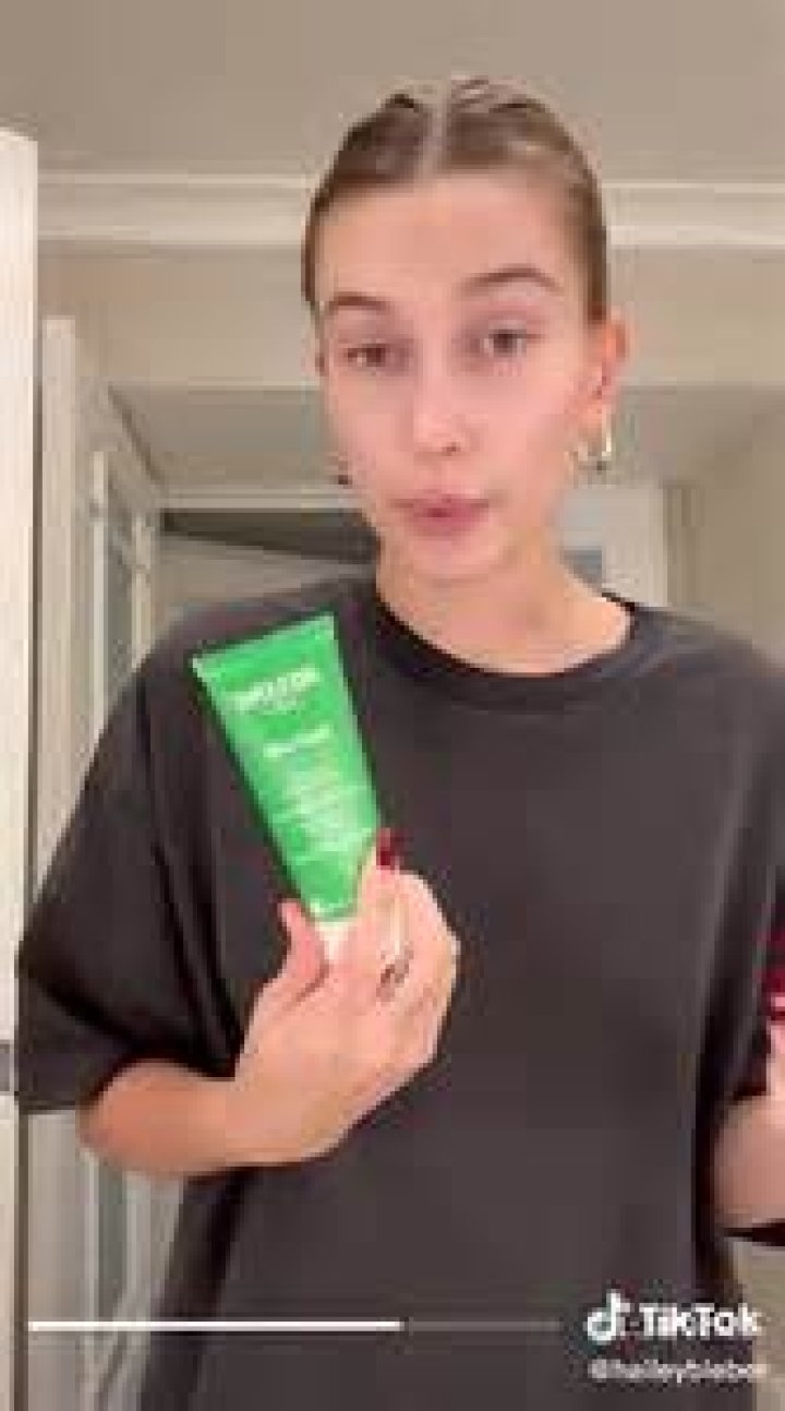 Hailey Bieber Uses this $15 Drugstore Cleanser to Achieve Silky Skin