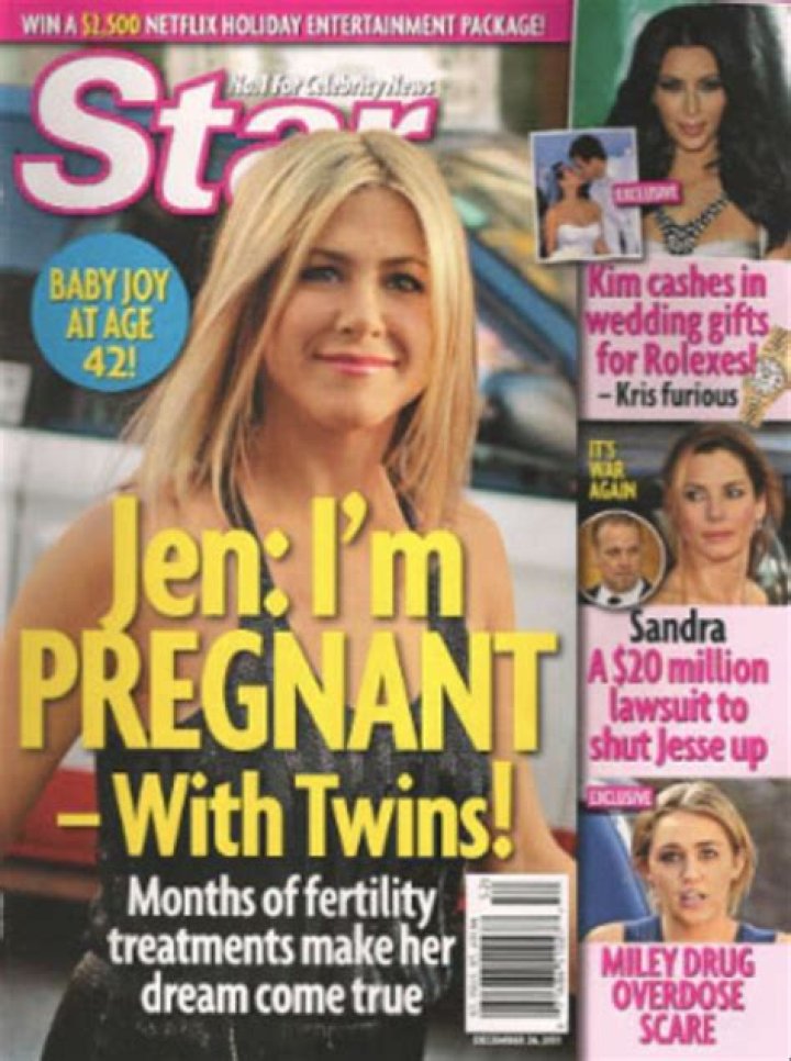 Jennifer Aniston: Is She Pregnant With Twins?