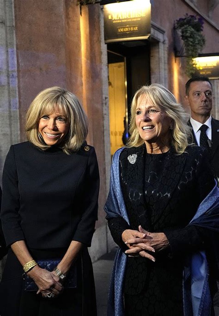 Jill Biden & Brigitte Macron Twin In Black Outfits In Italy: Photos – Hollywood Life