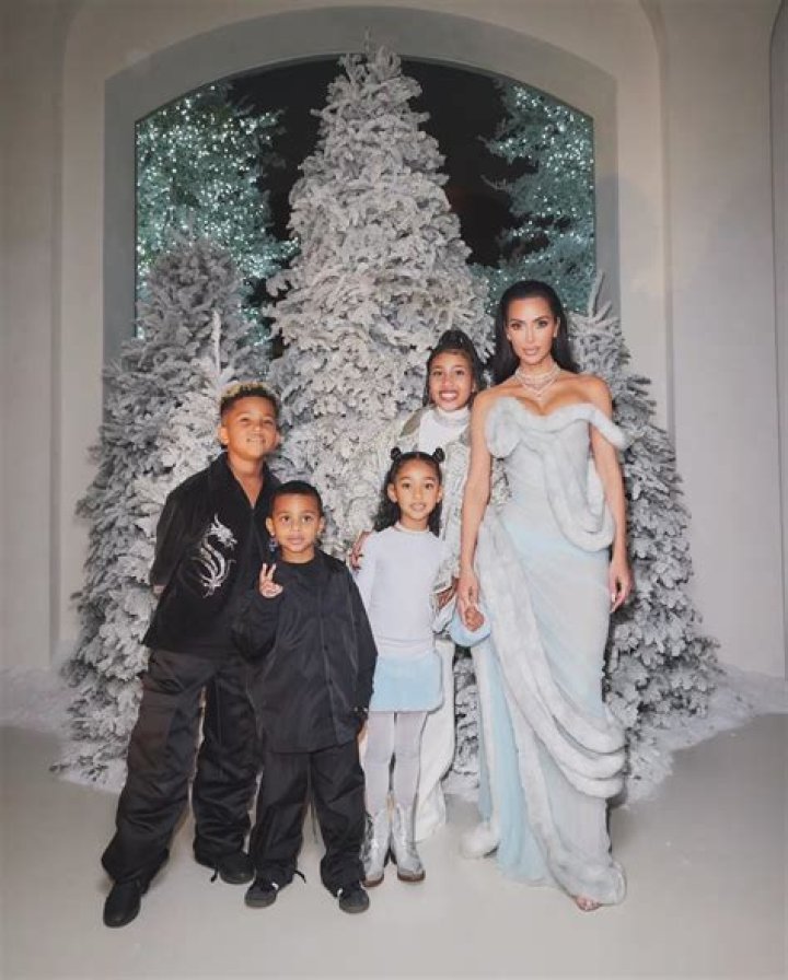 Kanye West Hugs Son Psalm, 1, In Sweet Photo With All 4 Kids Shared By Kim Kardashian