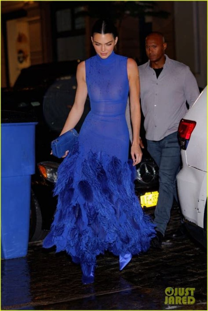 Khloe Kardashian Rocks Sheer Blue Dress & Tristan Thompson Leaves A Flirty Comment — See Pic
