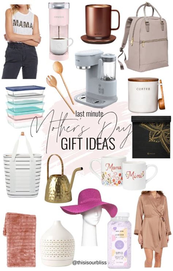 Last Minute Mother’s Day Gift Guide — PICS