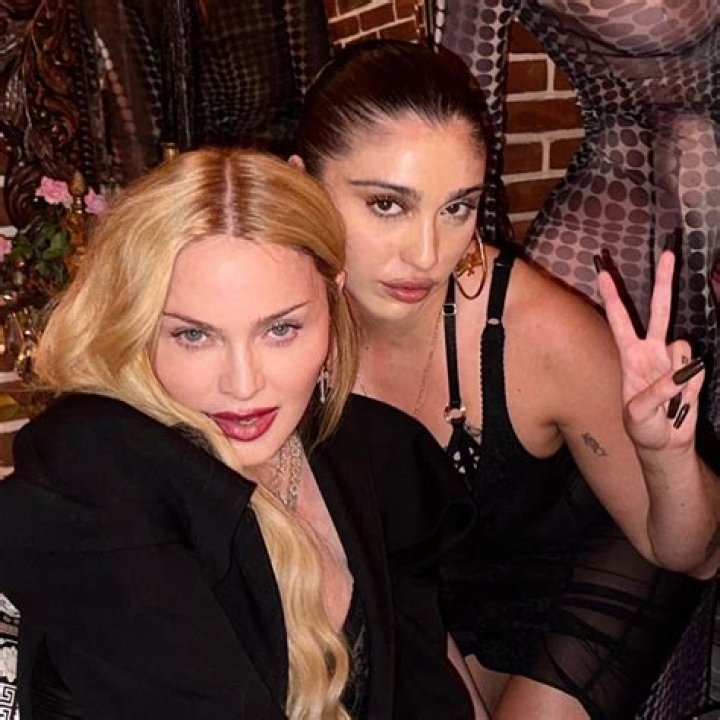 Madonna’s Daughter Lourdes, 24, Looks Stunning In Tan Mini Dress For Her Mother’s 63rd Birthday Party – Photo
