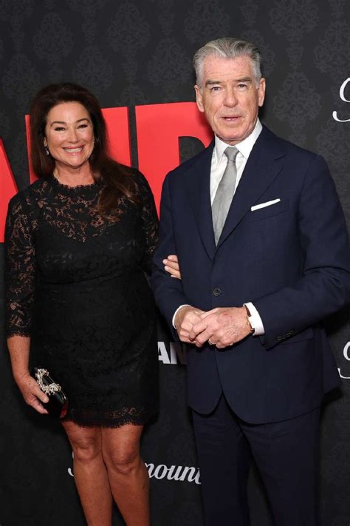 Pierce Brosnan, Wife Keely & Son Dylan Enjoy Family Night Out: Pics – Hollywood Life