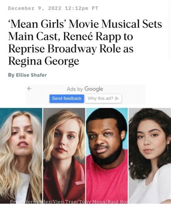 Reneé Rapp Takes On Regina George In ‘Mean Girls’ On Broadway: Interview – Hollywood Life