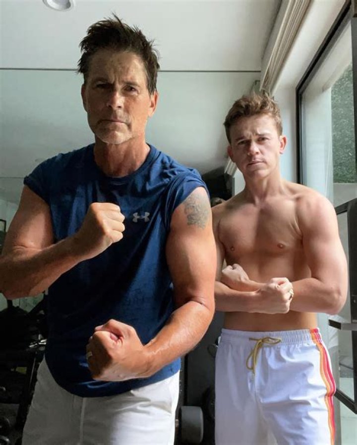 Rob Lowe, 58, Flexes His Muscles With Son John, 27, In Birthday Tribute: ‘What A Father’