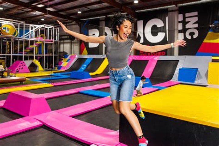 True Thompson, 3, Is Just As Athletic As Her Daddy During Visit To The Trampoline Park With Mom Khloe